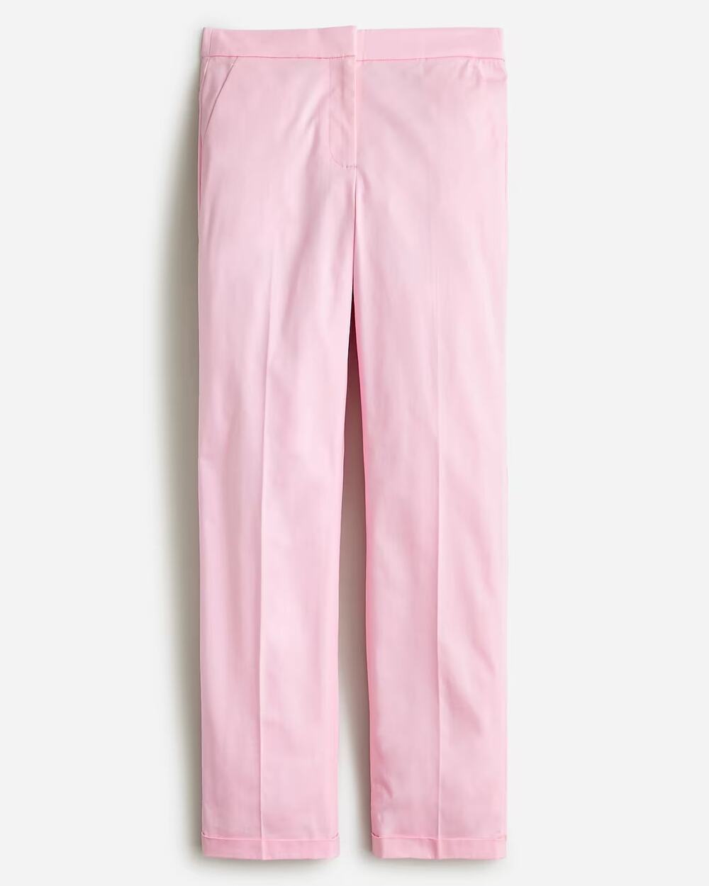 J Crew Kate Cuffed Straight Leg Pant Size 6 Lightweight Chino Office Preppy NWT